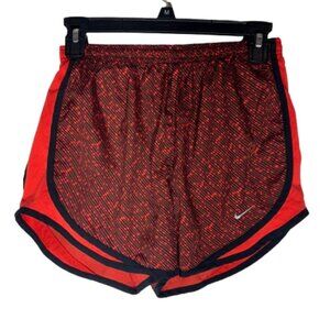Women's Red/Black Nike Dri-Fit Running Shorts - Small